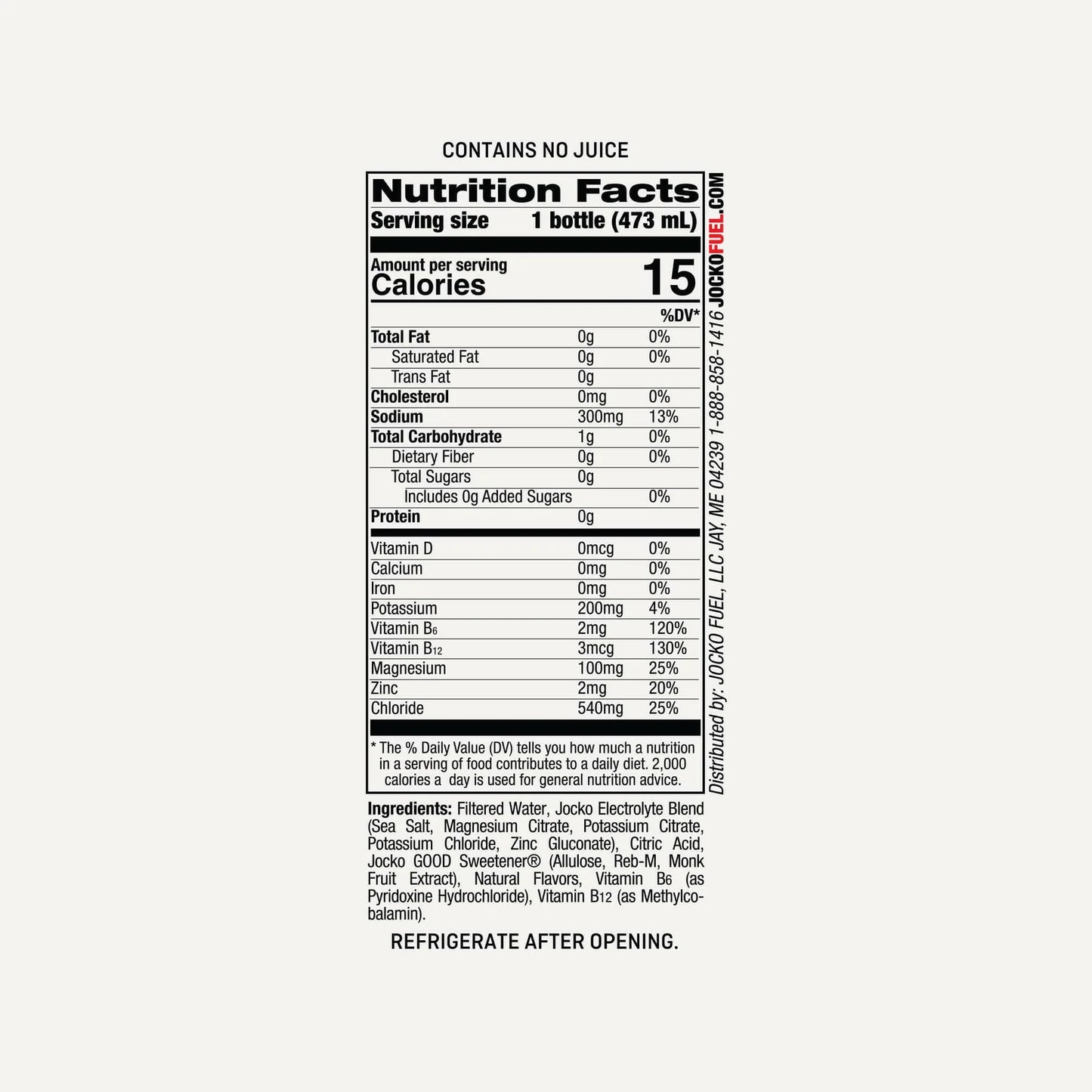 JOCKO HYDRATE DRINK - FRUIT PUNCH