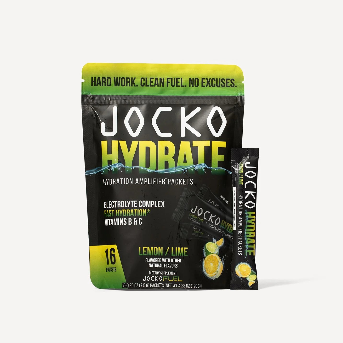 JOCKO HYDRATE STICKS - LEMON LIME
