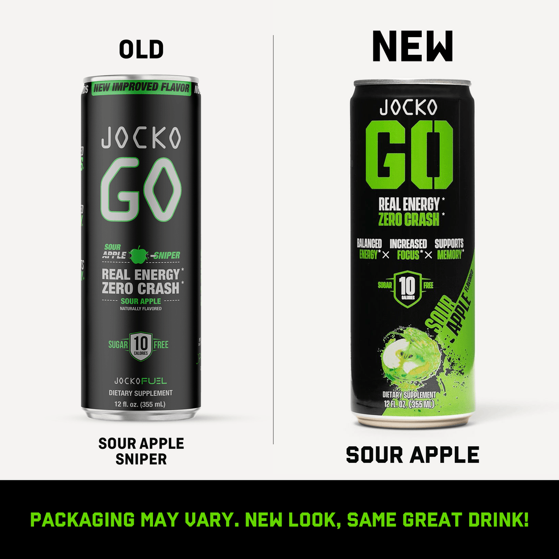JOCKO GO ENERGY DRINK - SOUR APPLE