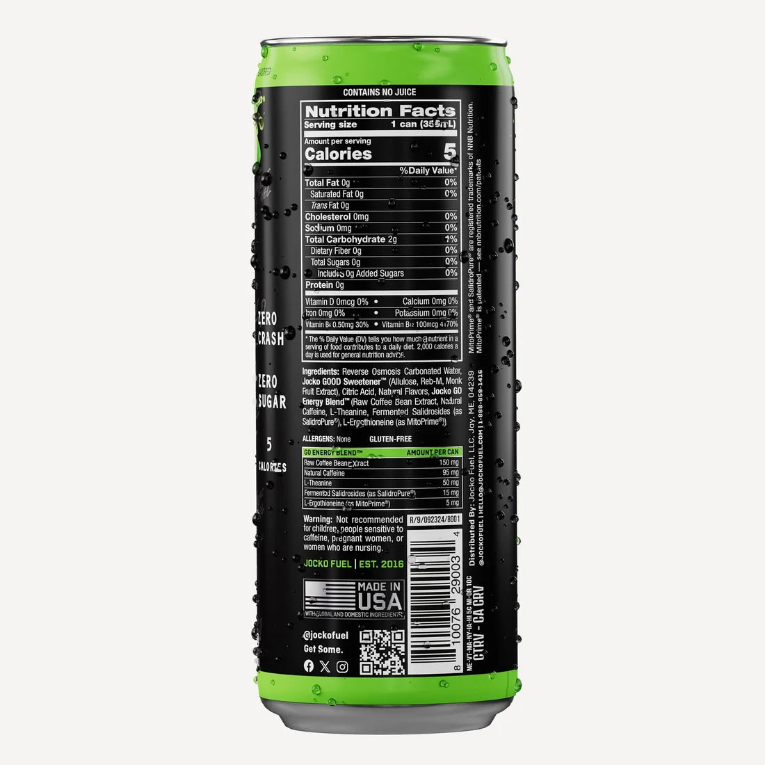 JOCKO GO ENERGY DRINK - SOUR APPLE