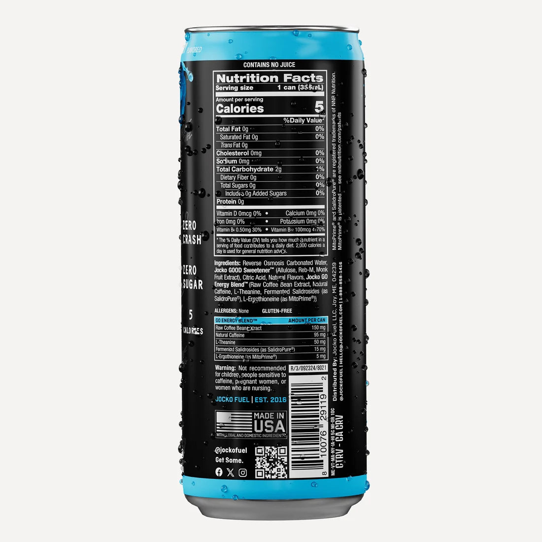 JOCKO GO ENERGY DRINK - BLUE RASPBERRY