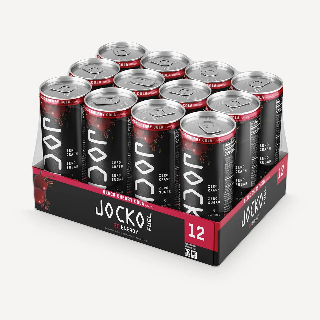 JOCKO GO ENERGY DRINK - BLACK CHERRY COLA