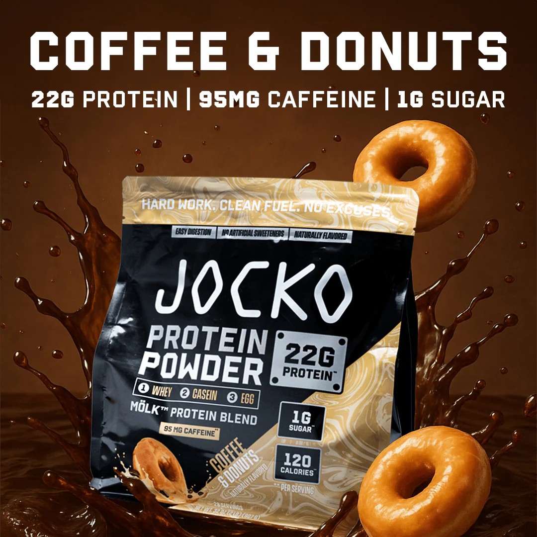 Jocko Molk Protein Powder - Coffee and Donuts - Jocko Fuel Australia