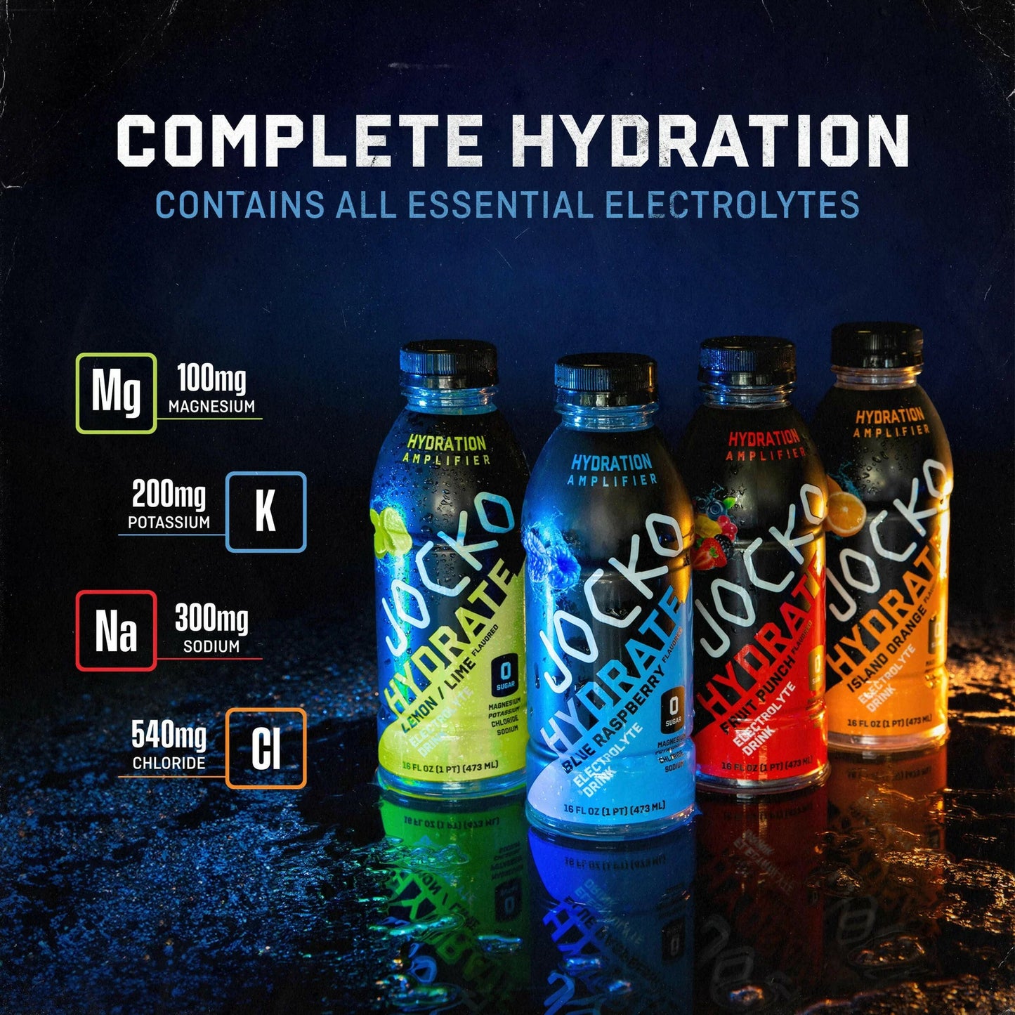 JOCKO HYDRATE DRINK - MIX PACK