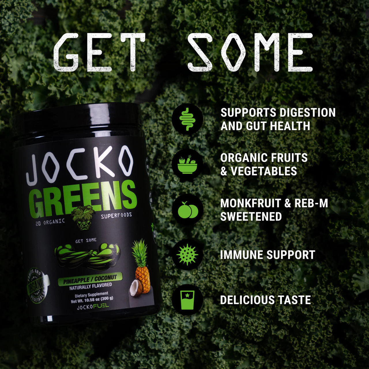 JOCKO GREENS - COCONUT PINEAPPLE