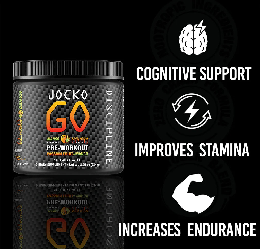 JOCKO GO PRE WORKOUT - MANGO MAYHEM