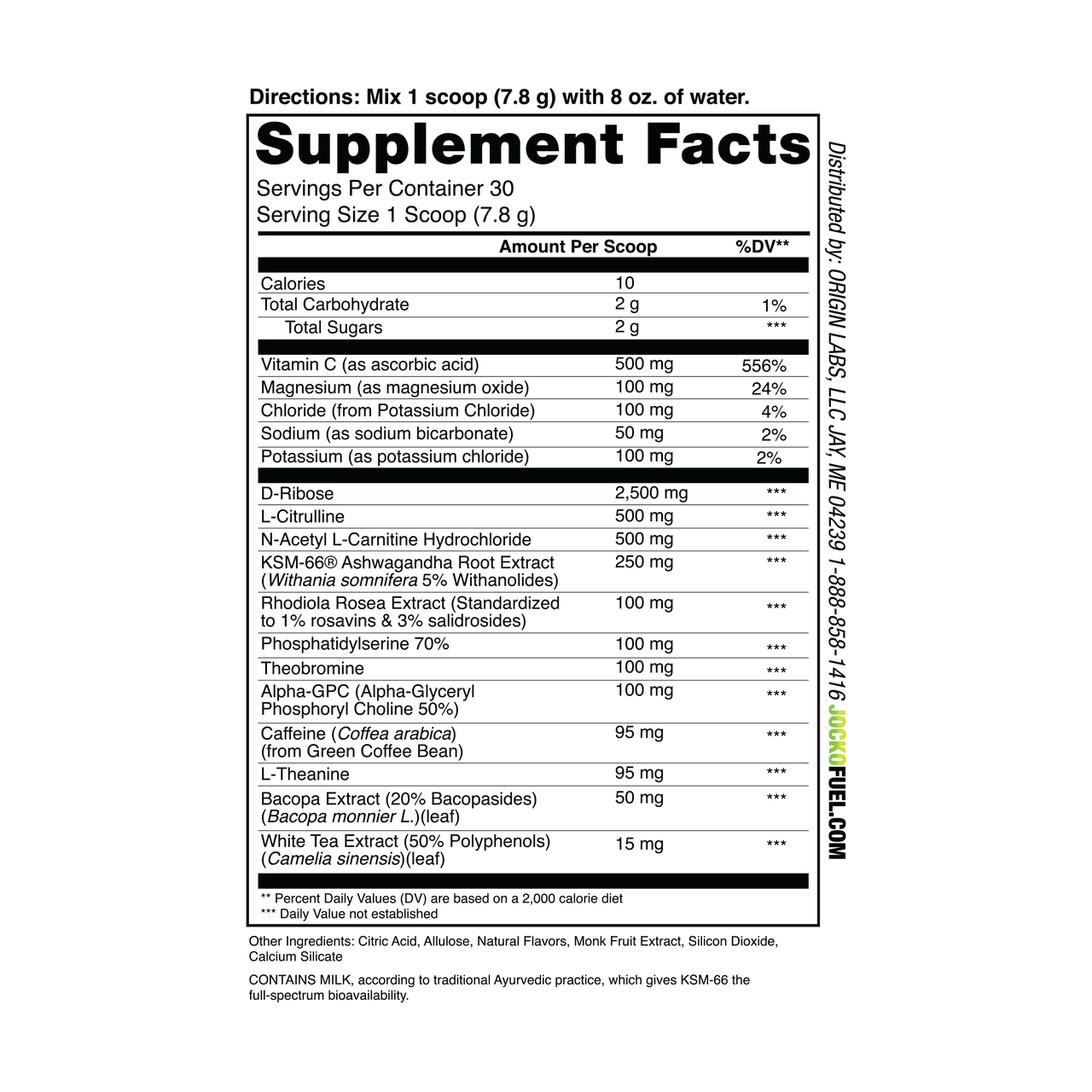 JOCKO GO PRE WORKOUT - MANGO MAYHEM