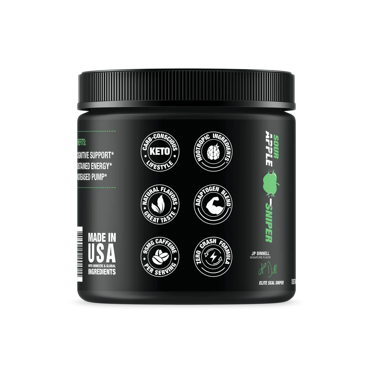 JOCKO GO PRE WORKOUT - SOUR APPLE SNIPER