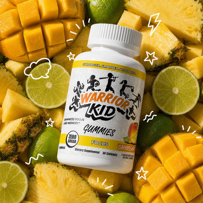 WARRIOR KID FOCUS GUMMIES - CARIBBEAN PUNCH