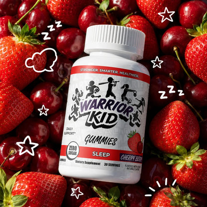 WARRIOR KID SLEEP GUMMIES - CHERRY BERRY