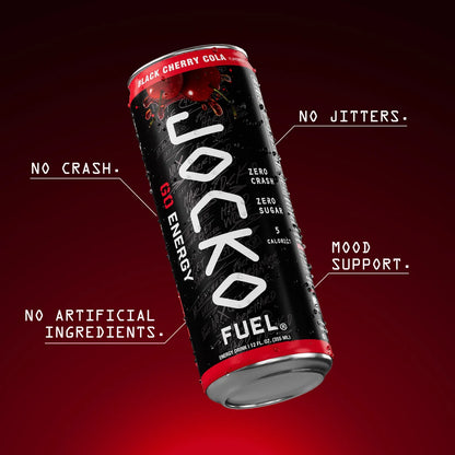 JOCKO GO ENERGY DRINK - BLACK CHERRY COLA