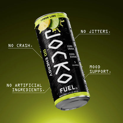 JOCKO GO ENERGY DRINK - LEMON LIME
