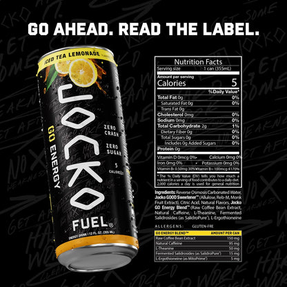 JOCKO GO ENERGY DRINK - ICED TEA LEMONADE