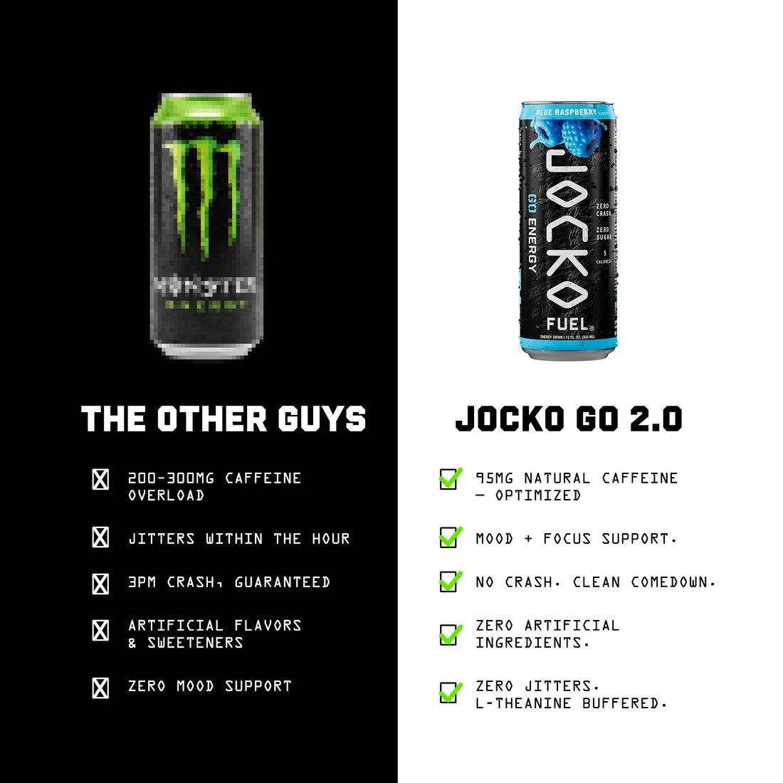 JOCKO GO ENERGY DRINK - BLACK CHERRY COLA