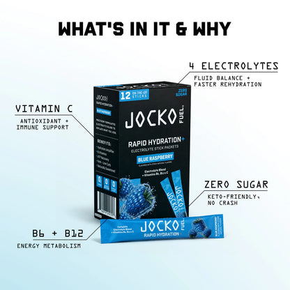 RAPID HYDRATION+ (12-PACK) BLUE RASPBERRY