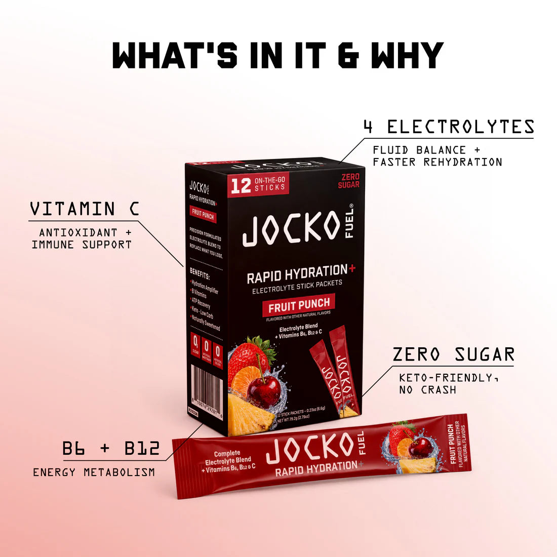 RAPID HYDRATION+ (12-PACK) FRUIT PUNCH