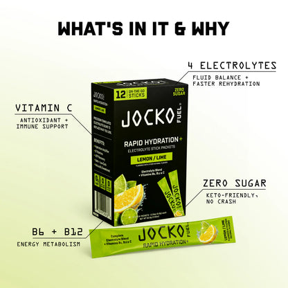 RAPID HYDRATION+ (12-PACK) LEMON LIME