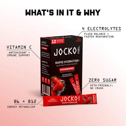 RAPID HYDRATION+ (12-PACK) STRAWBERRY