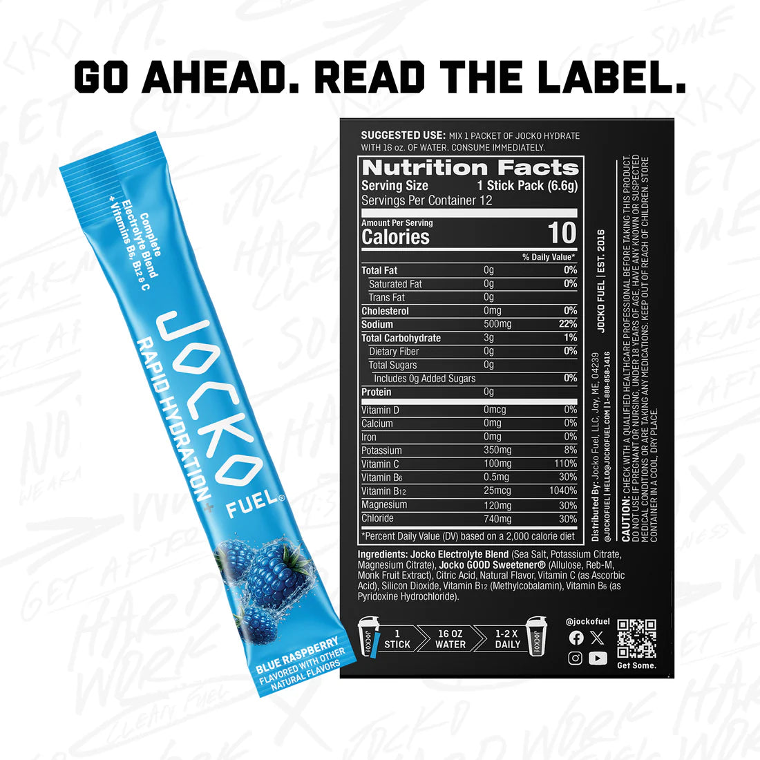 RAPID HYDRATION+ (12-PACK) BLUE RASPBERRY