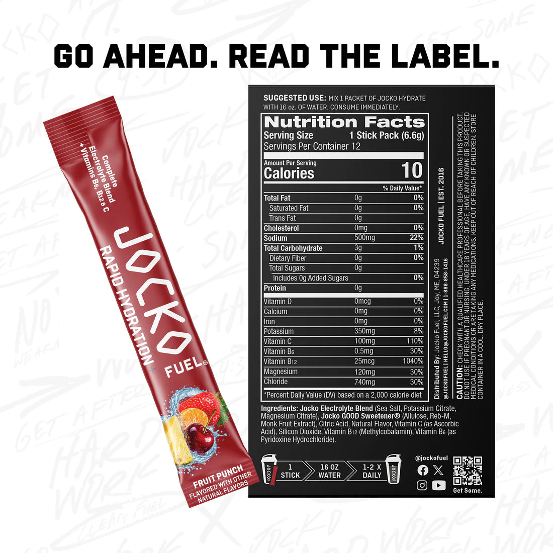 RAPID HYDRATION+ (12-PACK) FRUIT PUNCH