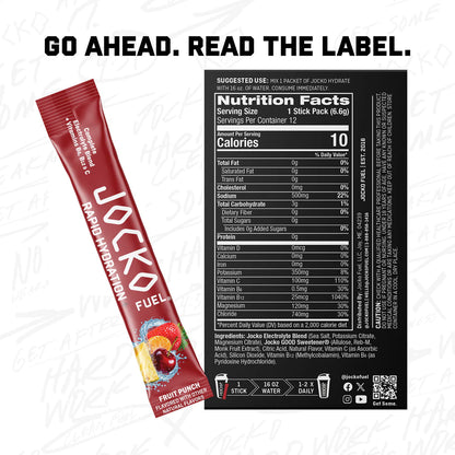 RAPID HYDRATION+ (12-PACK) FRUIT PUNCH