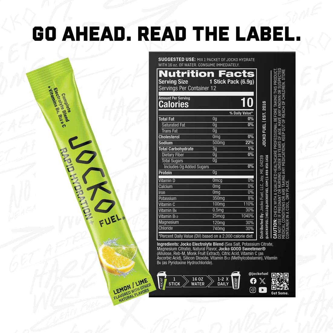 RAPID HYDRATION+ (12-PACK) LEMON LIME