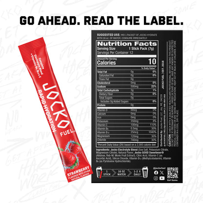 RAPID HYDRATION+ (12-PACK) STRAWBERRY