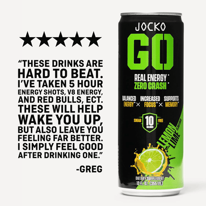 JOCKO GO ENERGY DRINK - LEMON LIME