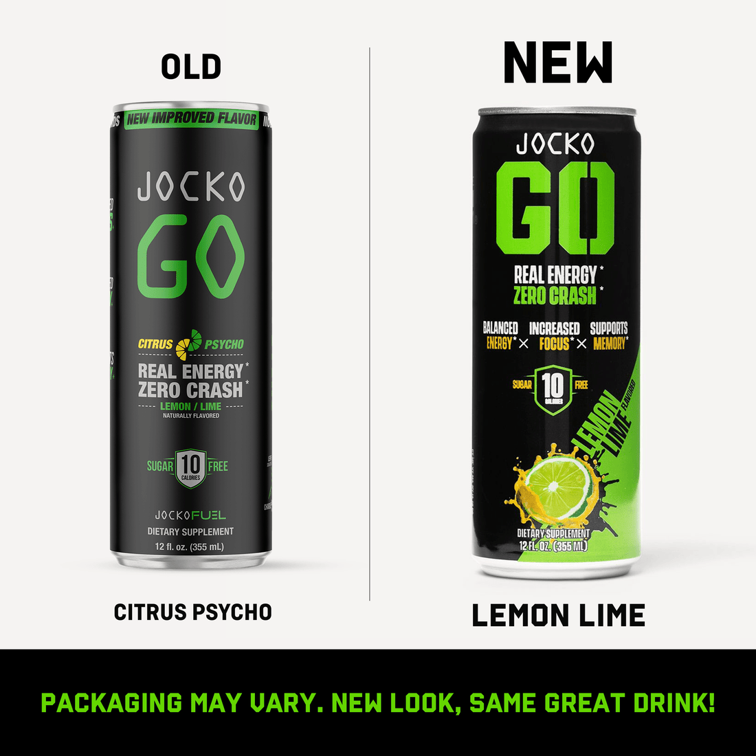 JOCKO GO ENERGY DRINK - LEMON LIME