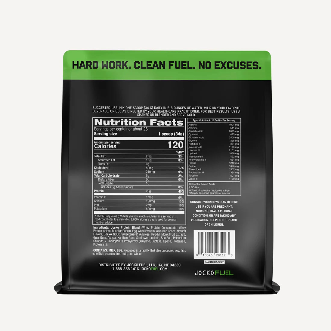 Jocko Molk Protein Powder - Mint Chocolate Flavour - Jocko Fuel Australia