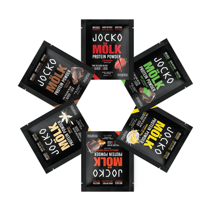 JOCKO MÖLK PROTEIN POWDER - ALL FLAVORS SAMPLE PACK