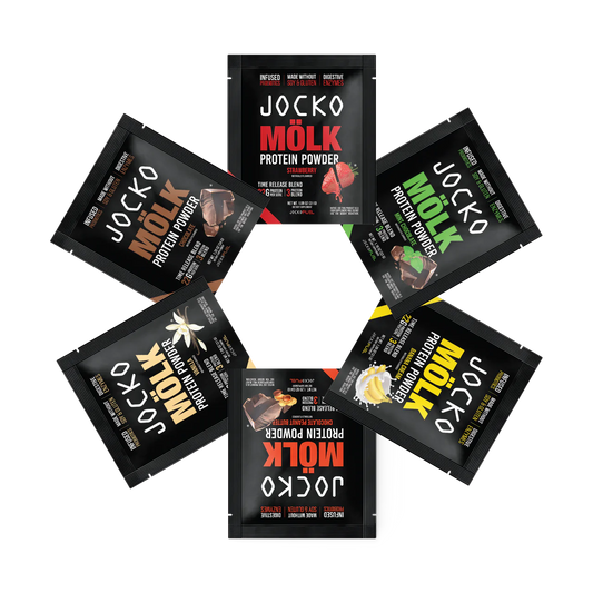 JOCKO MÖLK PROTEIN POWDER - ALL FLAVORS SAMPLE PACK