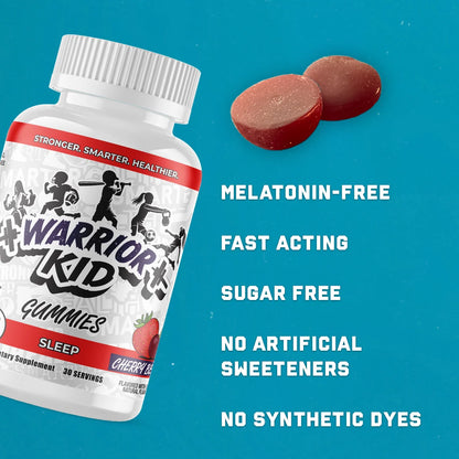 WARRIOR KID SLEEP GUMMIES - CHERRY BERRY