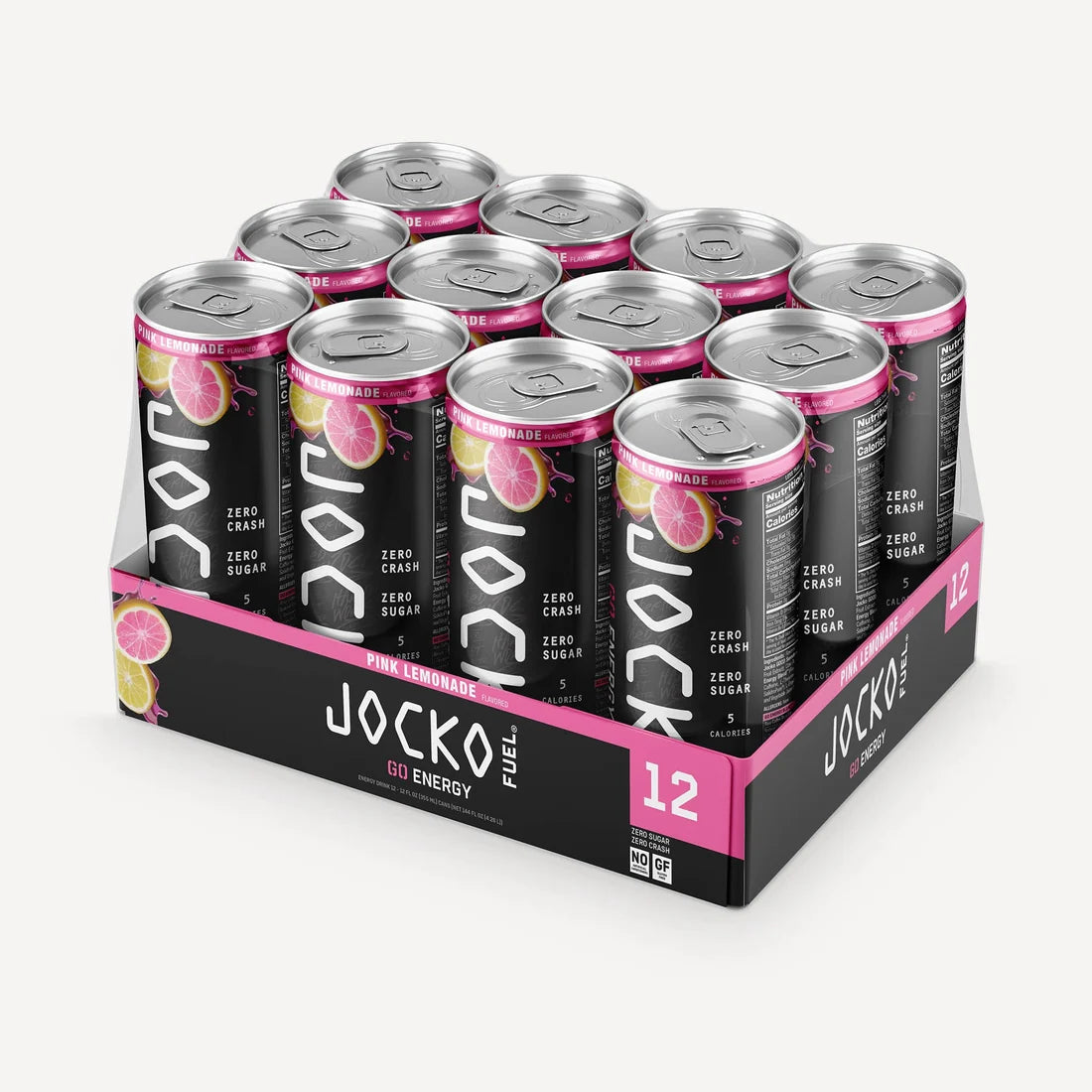 JOCKO GO ENERGY DRINK - PINK LEMONADE