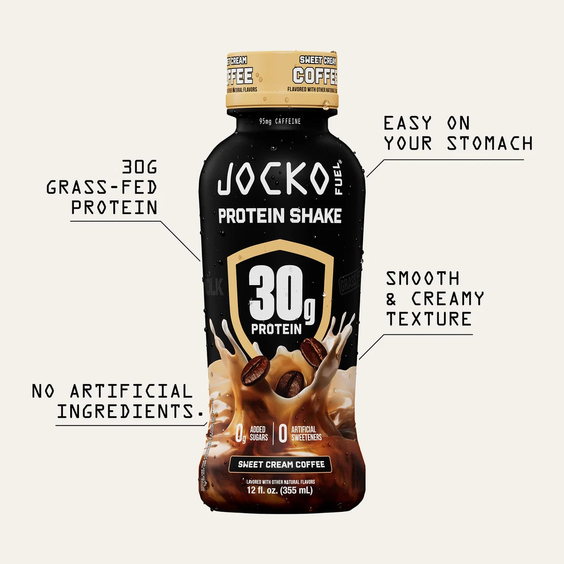 JOCKO MÖLK PROTEIN SHAKES - SWEET CREAM COFFEE