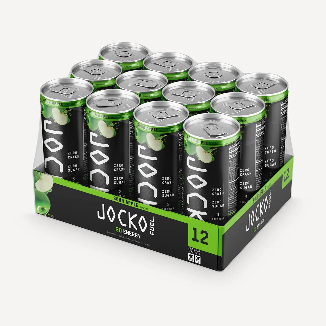 JOCKO GO ENERGY DRINK - SOUR APPLE