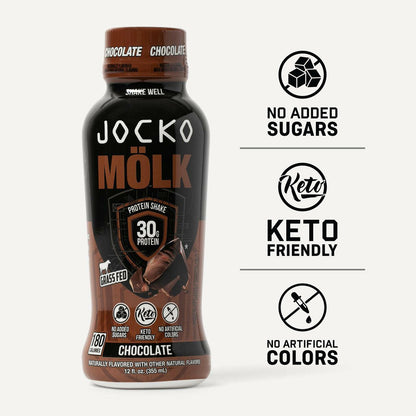 Jocko Mölk Protein Shake bottle - Jocko Fuel Australia - Chocolate - Ready to Drink