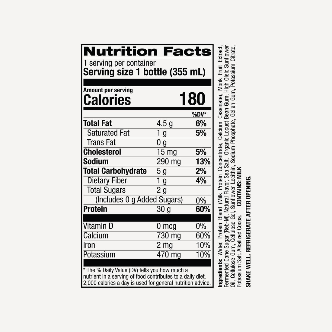 Jocko Mölk Protein Shake bottle - Jocko Fuel Australia - Chocolate - Ready to Drink