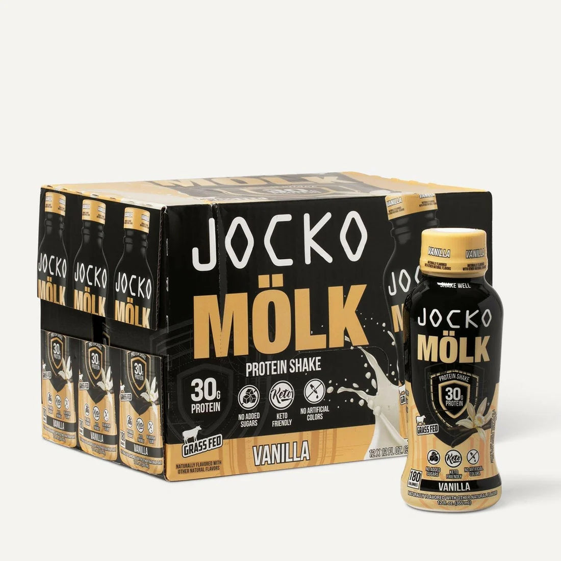 Jocko Mölk Protein Shake bottle - Jocko Fuel Australia - Vanilla