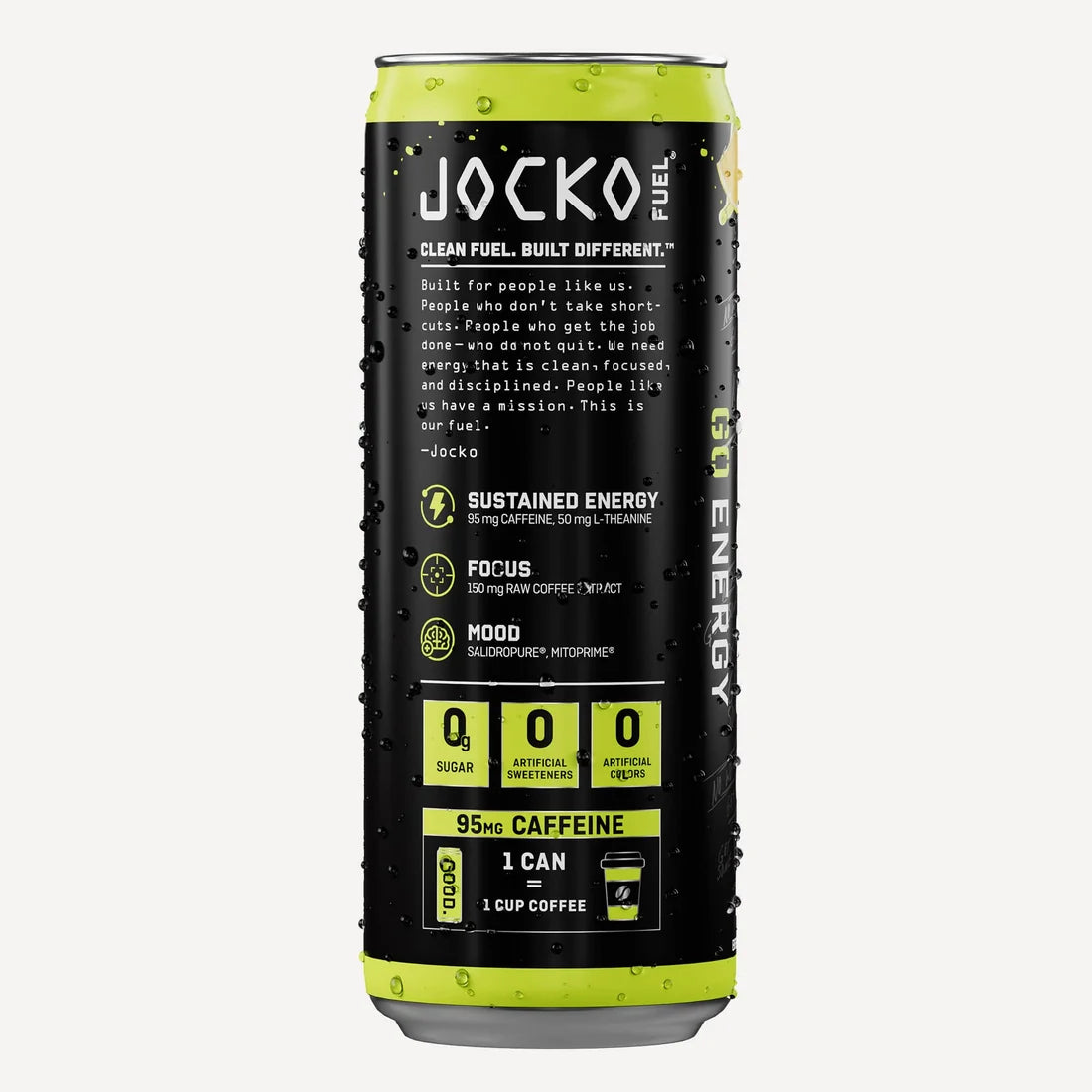 JOCKO GO ENERGY DRINK - LEMON LIME