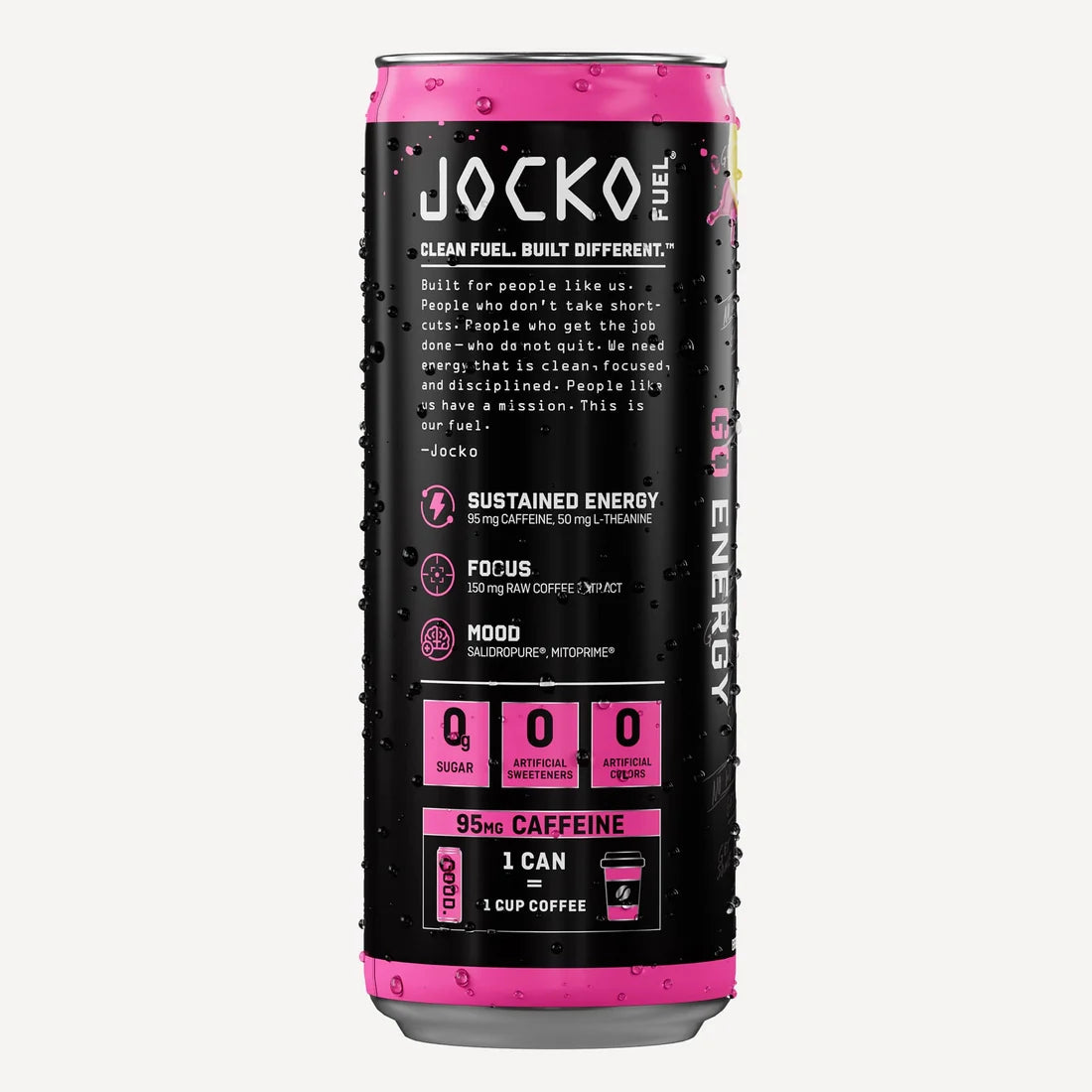 JOCKO GO ENERGY DRINK - PINK LEMONADE
