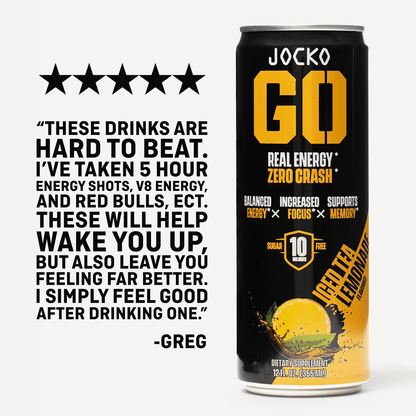 JOCKO GO ENERGY DRINK - ICED TEA LEMONADE