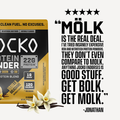 Jocko Molk Protein Powder - Vanilla Milkshake Flavour - Jocko Fuel Australia - Customer Review