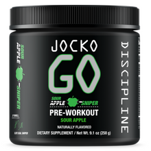 Load image into Gallery viewer, JOCKO GO PRE WORKOUT - SOUR APPLE SNIPER
